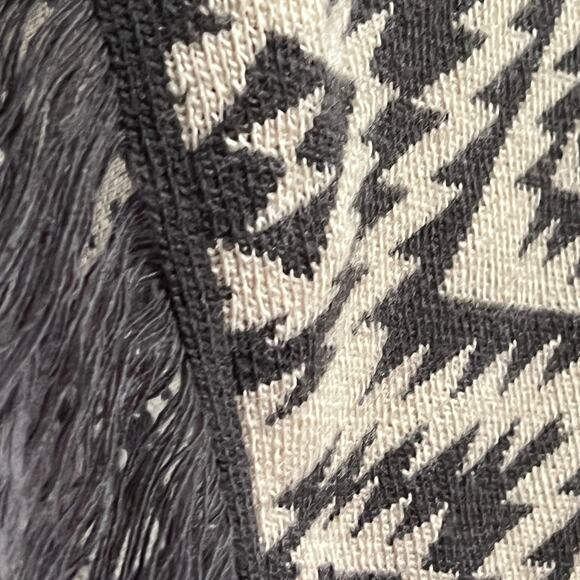 Peyton Jensen Evereve Western Fringe Knit Cardigan Women's Size M Indie Boho - Picture 4 of 5
